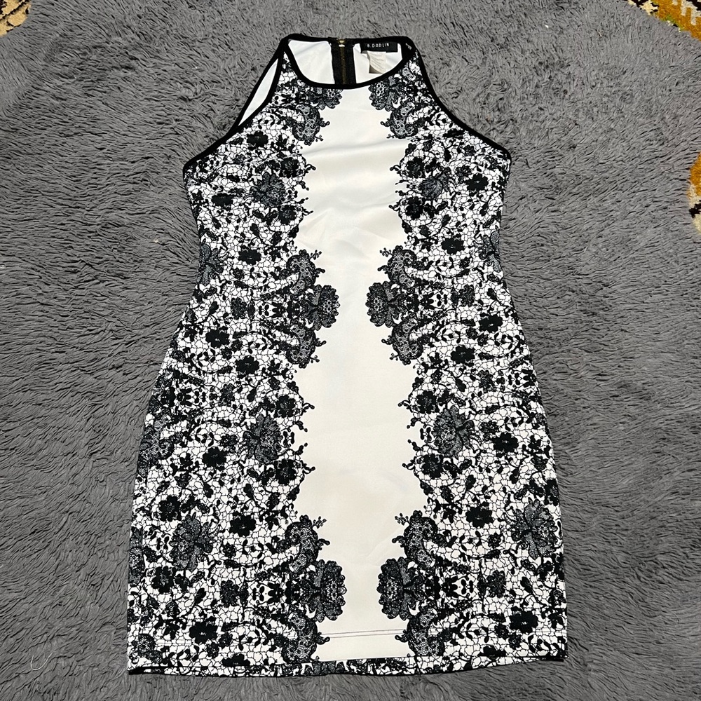 Black and White Party Dress